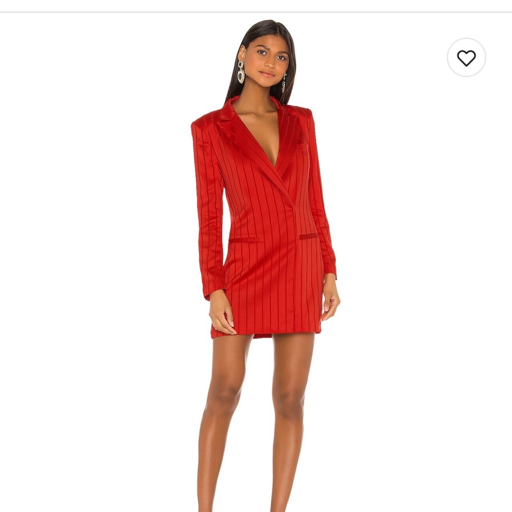 Red NBD blazer dress